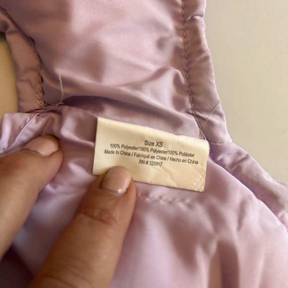 Fabdog Pet Apparel Dog puffer Coat XS Purple Pink Ombré - Picture 4 of 9